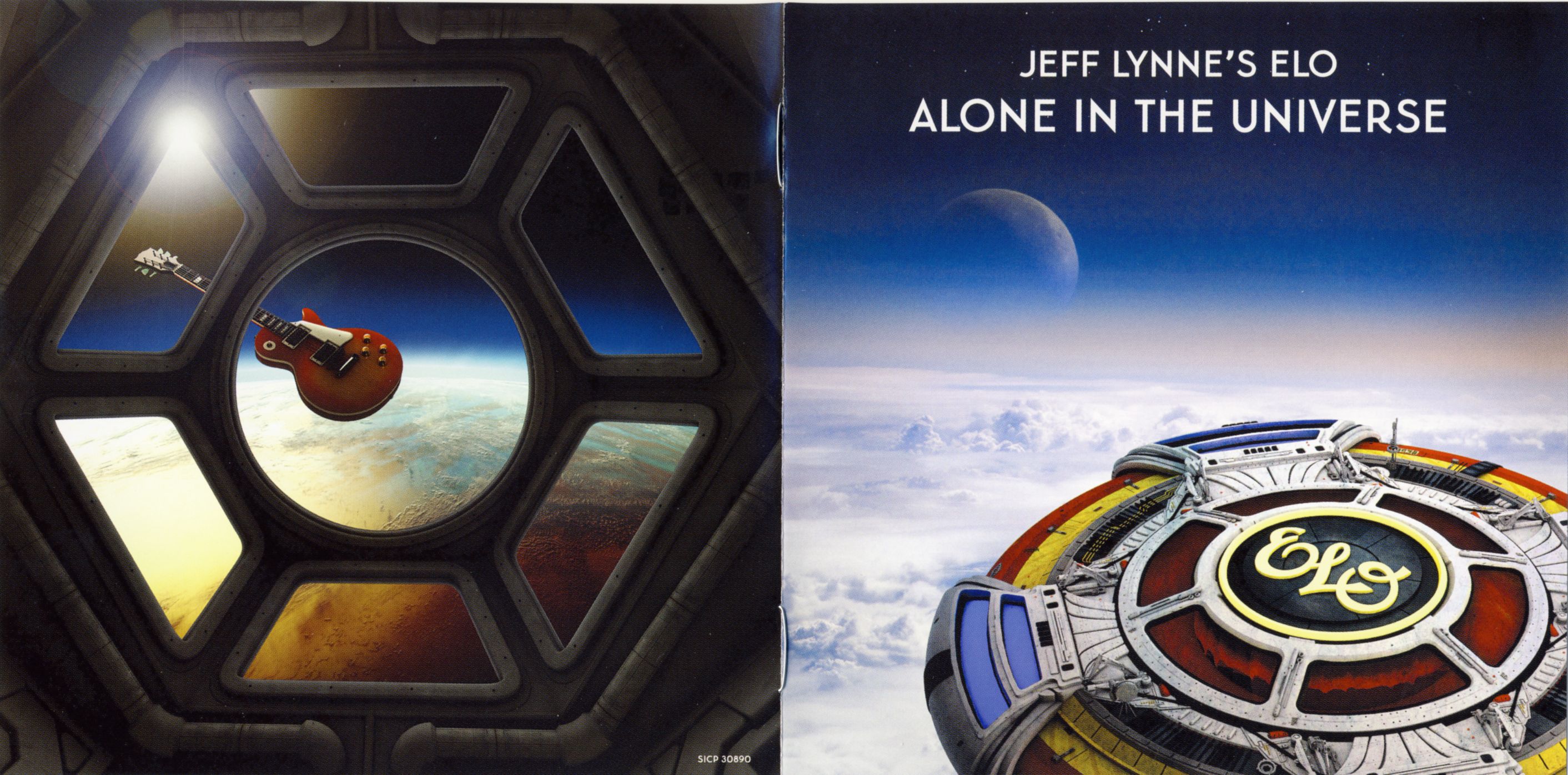 Electric Light Orchestra  Alone In The Universe : Front + Inlay JPN